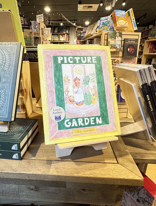 Picture A Garden by Linda Hornberg at Paperboat Booksellers in West Seattle. Photo: Eric Gould.